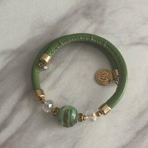 Antonio vaccari green jewel bracelet